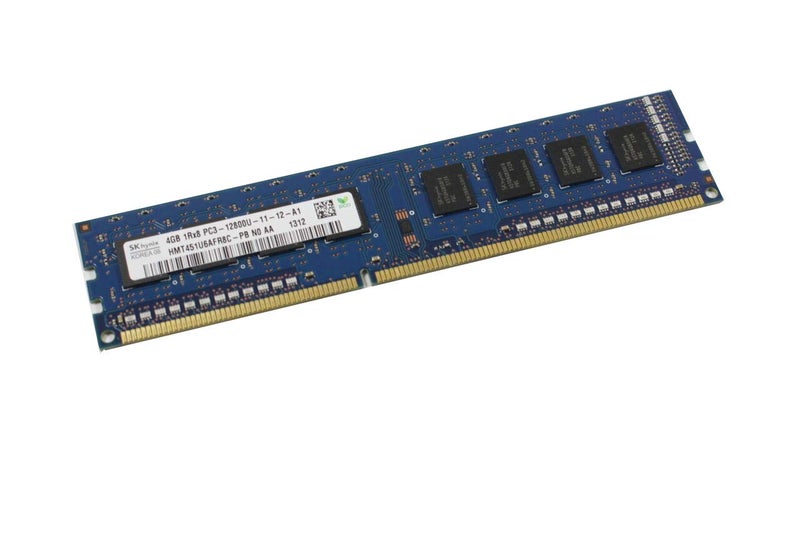 SK Hynix Hynix 4GB PC3-12800U DDR3-1600 1RX8 Non-ECC UDIMM Memory HMT451U6AFR8C-PB - Image 2